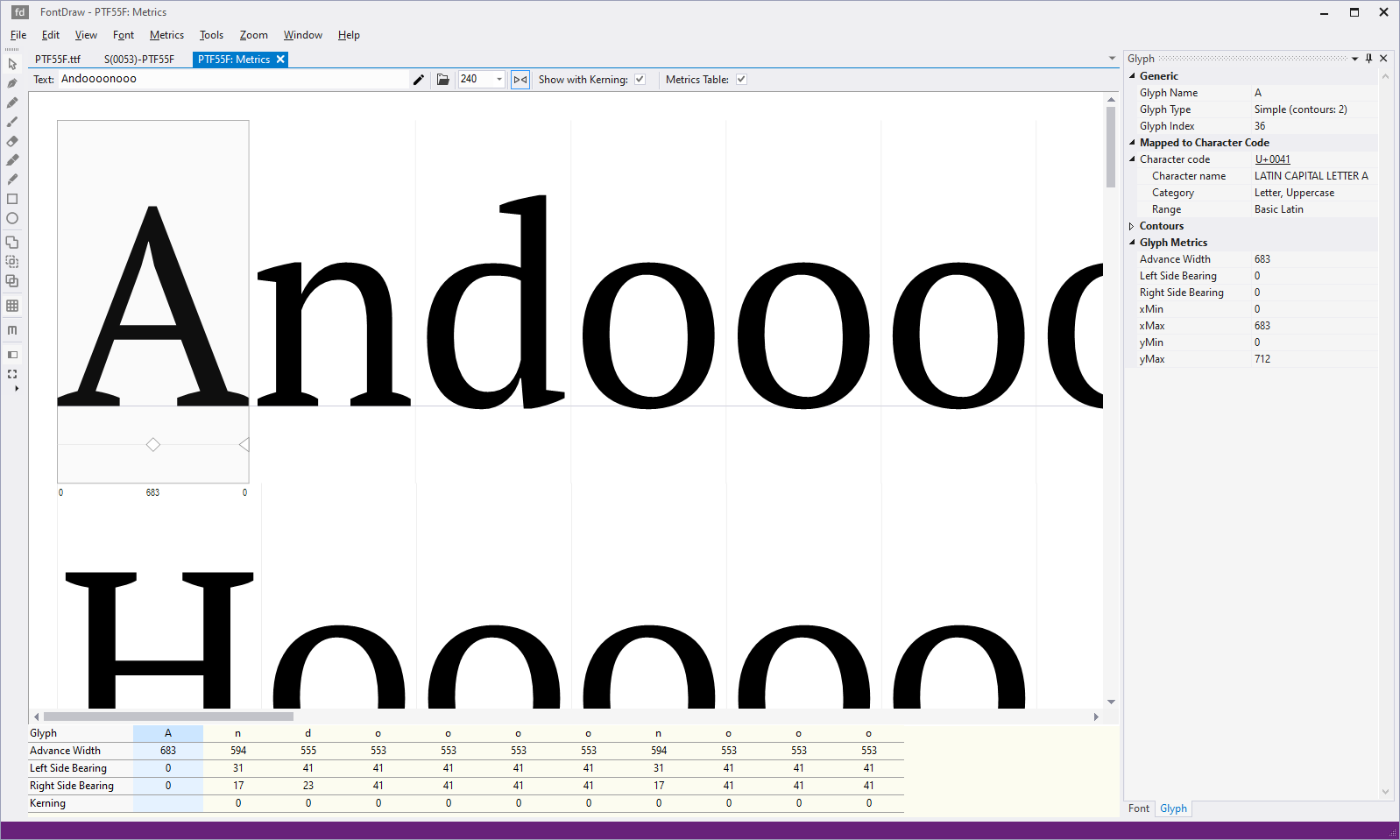 Font Metrics