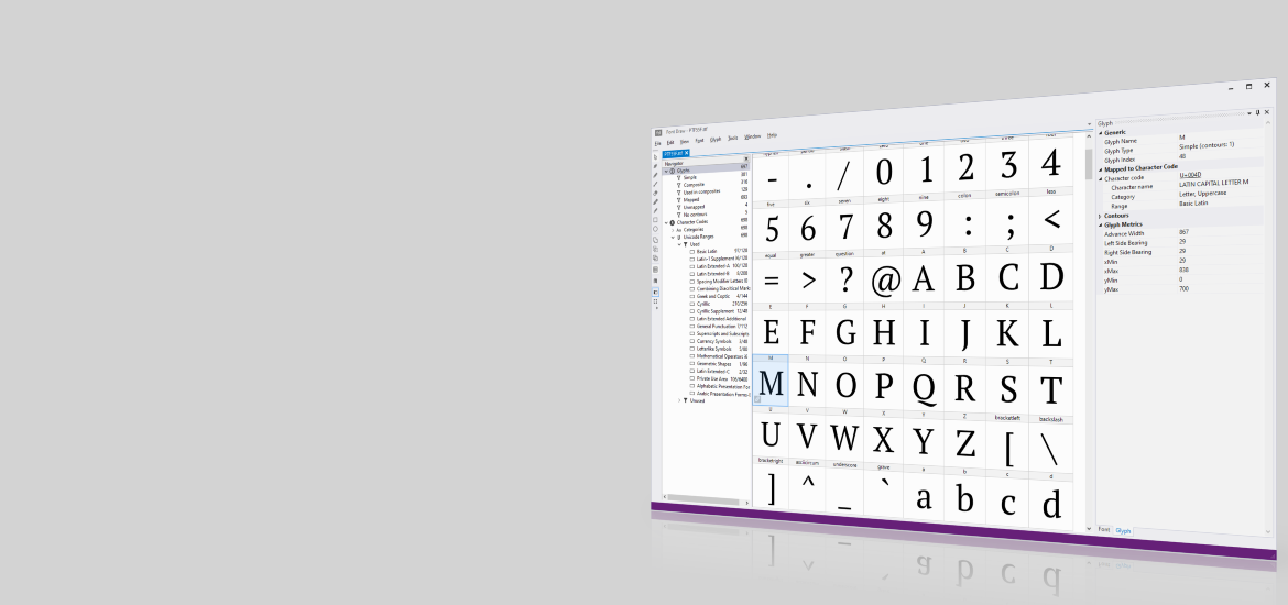 FontDraw Font Editor